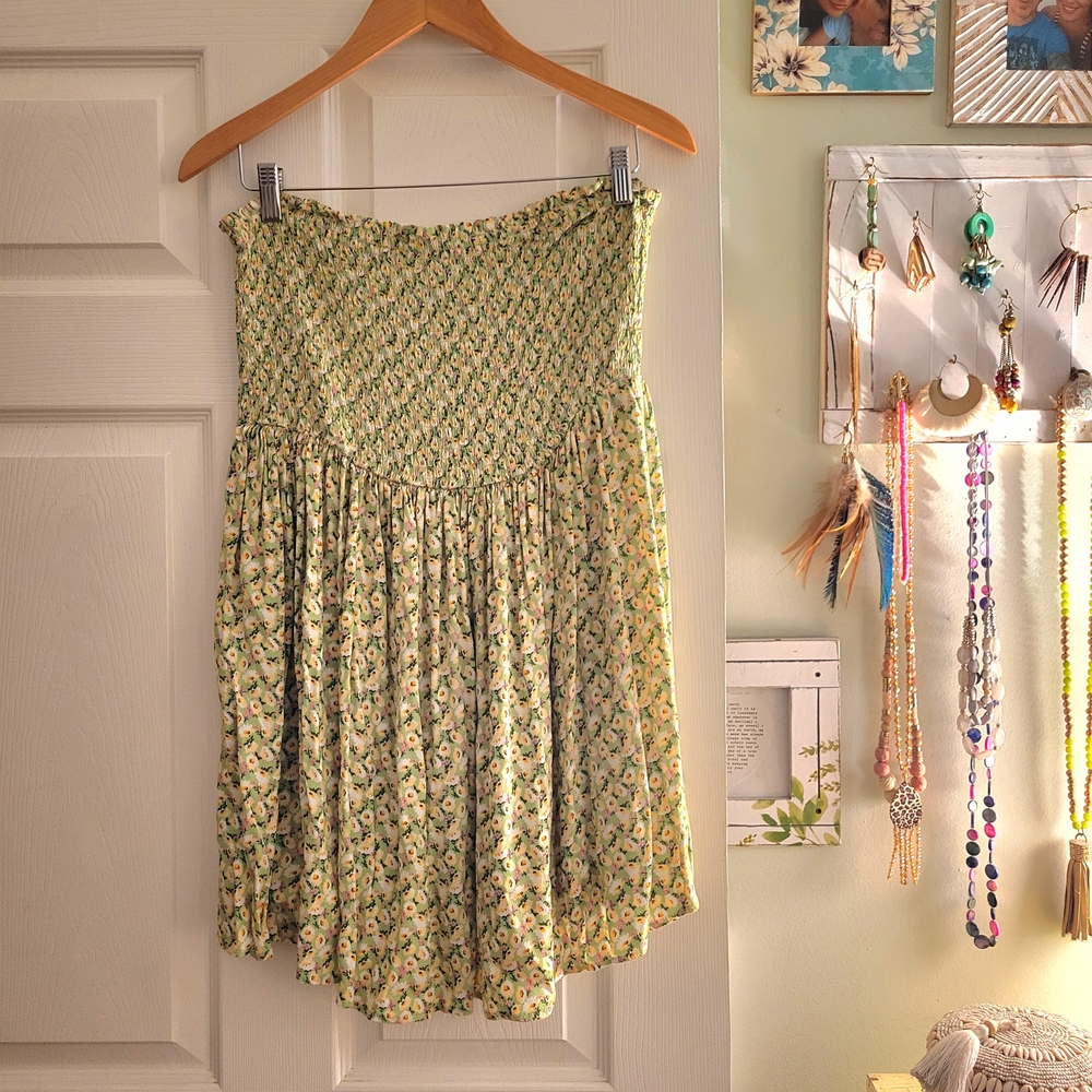 Floral Green Dress Forever 21 3x Plus